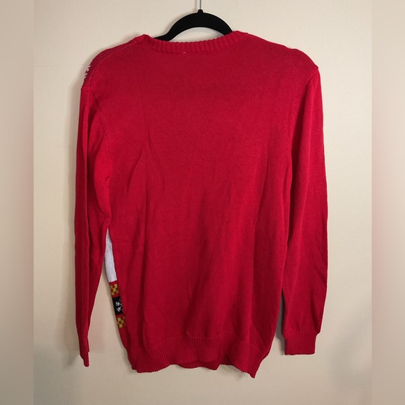 Red Holiday Christmas Sweater Size XL - Picture 2 of 5